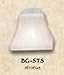 Arroyo Craftsman BG-STS Stratus Art Glass Shade (Ruskin Only), White Marble Glass