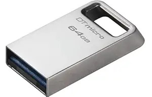 Kingston DataTraveler Micro 128GB USB Flash Drive Metal Design USB 3.2 Gen 1 200MB/s Read DTMC3G2/128GB