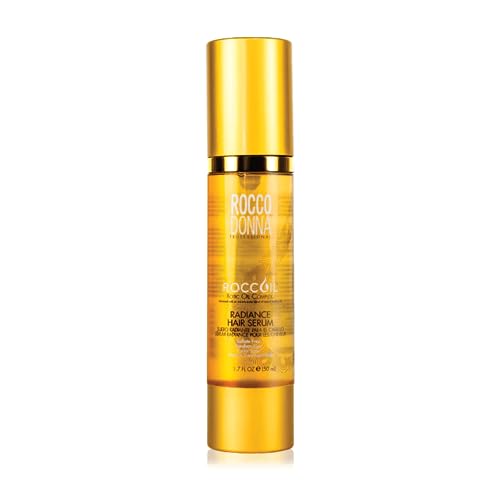 Rocco Donna Hair Serum for Smoother and Radiant Shine Hair | with Argan and Jojoba Oil | 1.7 oz