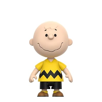 Super7 Peanuts Charlie Brown - 3.75 Peanuts Action Figure Classic Cartoon Collectibles and Retro Toys