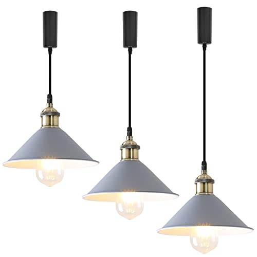 KIVEN 3�� �O���[ ���g���y���_���g���C�g �������߉� �R�[�h���[�J�b�v�t�� �C���e���A�Ɩ� �k�� �y���_���g�����v ������� �C���e���A�p �Ɩ���� �V��Ɩ� �݂艺�� ���C�g E26 �L�b�`�� LED �d�C �_�N�g���[�����C�g