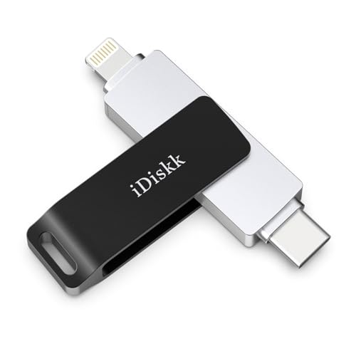 App-le Certified 1TB iPhone 17 iDiskk Photo Vault for iPhone USB Storage Photo Flash Drive Transfer Stick for iPhone Picture External Storage iPad Lightning USB C Android Photo Storage Photo Stick