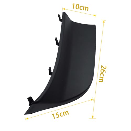 Image of 68421752AA Front Right Fascia Spat Compatible with Jeep Grand Cherokee L 2021-2024 Right Side Stone Deflector Splash Guard