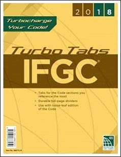2018 IFGC Turbo Tabs - loose leaf