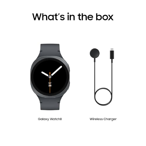 Image of Samsung Galaxy Watch 8 (2025) 40mm LTE Smartwatch, Cushion Design, Fitness Tracker, Sleep Coaching, Running Coach, Energy Score, Heart Rate Tracking, Graphite [US Version, 2 Yr Warranty]