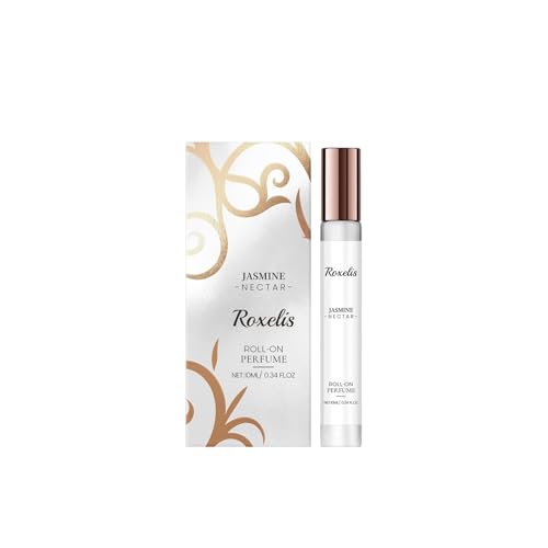 Perfume de néctar de jazmín para mujer, 10 ml, perfume floral con elegante nota de jazmín, fragancia de larga duración, frasco compacto para el día a día y viajes, fragancia sensual para ocasiones