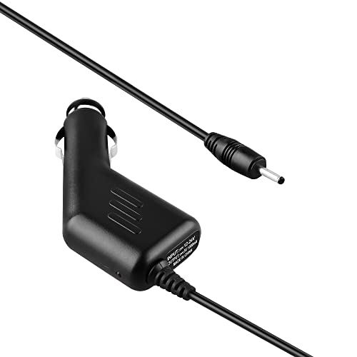 Cable adaptador cargador para auto compatible con NuVision TM101W625L miniatura 2