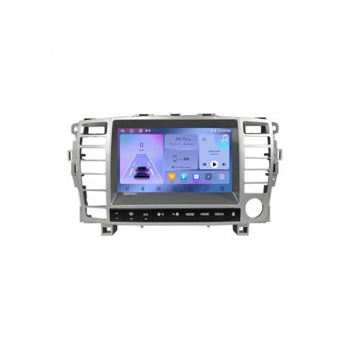 Radio de coche Carplay para Toyota Crown Majesta 2003-2007 con pantalla HD y cámara de visión trasera