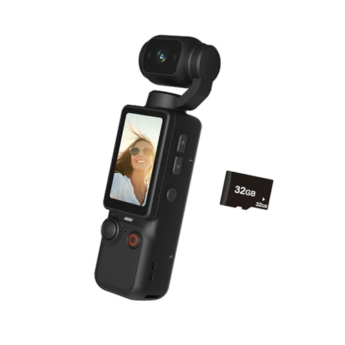 Cámara portátil de mano con lente giratoria para grabar pruebas discretas y deportes en Full HD