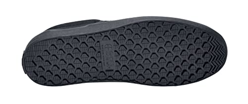 Shoes For Crews Merlin, Slip-On, Men's, Women's, Unisex, Slip Resistant Work Shoes, Black Canvas, Men's Size 8.5, Women's Size 10 Black #TOP6