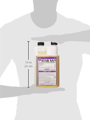 Five Star Star San Acid Sanitizer For Surface Sanitation,32Oz & Twin Bubble Airlock And Carboy Bung (Pack Of 2) #TOP3
