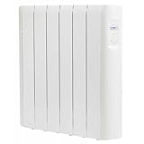 HAVERLAND RCE6S LCD Emisor Térmico a Fluido Programable, 900 W, Diseño Compacto, Indicador de Consumo, Programación 24/7, Función BOOST + ITCS, Uso Ideal 1-6h/día, +/- 10-15 m², Blanco