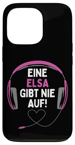 Hülle für iPhone 13 Pro Gaming Kopfhörer Eine Elsa Gibt Nie Auf Personalisiertes