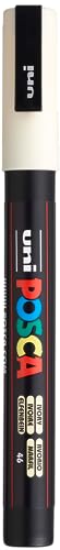 Uni-Ball Posca - 1 marqueur pointe fine conique ivoire