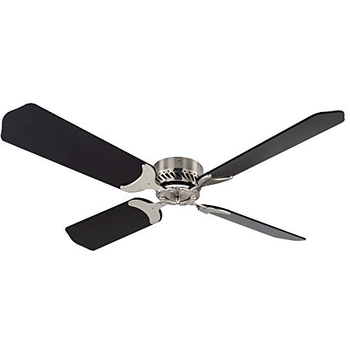 RV Ceiling Fan | 12V | 42" Brushed Nickel Finish | 4 Blade