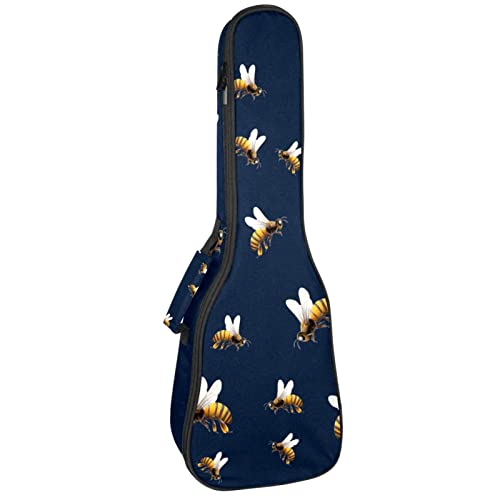 Housse de transport pour ukulélé soprano ténor et soprano – 58,4 cm – Épaisseur : 10 mm – Rembourrée – Sangles réglables - Les Beatles, Paul McCartney, John Lennon, RIngo Starr, George Harrison Housse de transport pour ukulélé soprano ténor et soprano - 58,4 cm - Épaisseur : 10 mm - Rembourrée - Sangles réglables
