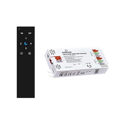 Controlador LED digital ESP32 con firmware WLED y puerto USB-C