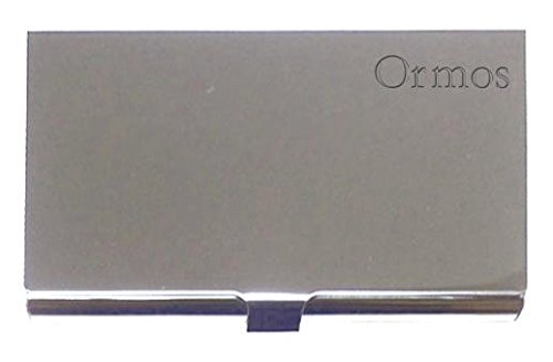 Engraved Business Card Holder. Engraved name: Ormos (first name/surname/nickname)