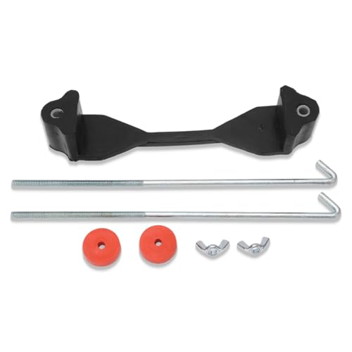 Sujeción De Batería, Soporte De Sujeción De Batería Universal Barra Transversal De Batería Universal Con Pernos J De 10 Pulgadas Para Baterías 55AH 60AH 68AH 70AH 72AH 85AH 100AH