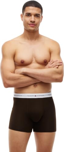 Tommy Hilfiger Men 3P Boxer Brief UM0UM03892 Boxer Brief, Multi (Utility Olive/Dark Coffee/Desert), XL – Ansicht 4
