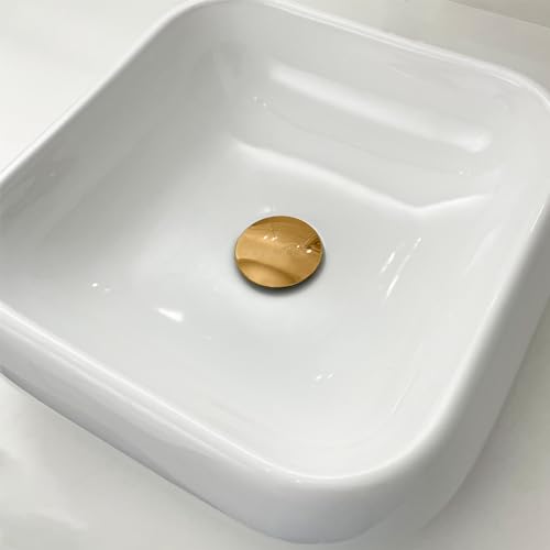 Valvula Click Dourada 1 1/4 Ralo Pia Banheiro Escoamento Cuba 40mm Lavabo Luxo Pia Lavatório Tampa C