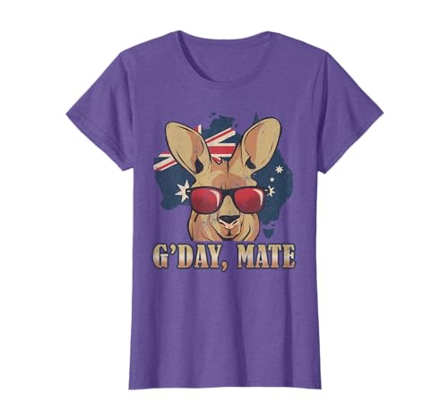 Image of Day Mate Good Kangaroo Patriotic Australian Map Australia T-Shirt