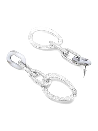 Toned Chain Earrings for Women - Birthday Anniversary Gift