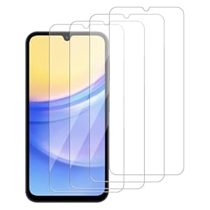 4 Pack Glass Screen Protector Compatible for Samsung Galaxy A16 5G /SM-A166P A166U A166B A166E A166W[9H Hardness]-HD Screen Tempered Glass, Scratch Resistant,[Case Friendly] [Bubble Free]