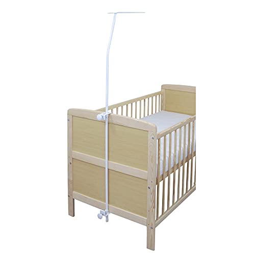 Baby Delux Himmelstange Himmelhalter universell weiß für Babybett...
