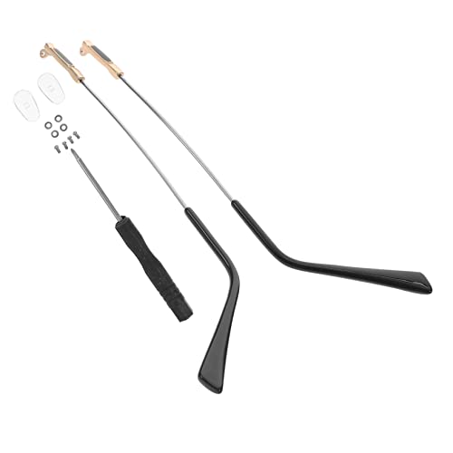 Beavorty 1 Pair Glasses Accessories Glasses Temple Eyeglass End Tips Glasses Repair Accessories Eyeglass Replacement Kit Sun Glasses Replacement Glasses Arm Legs Metal Alien Vintage