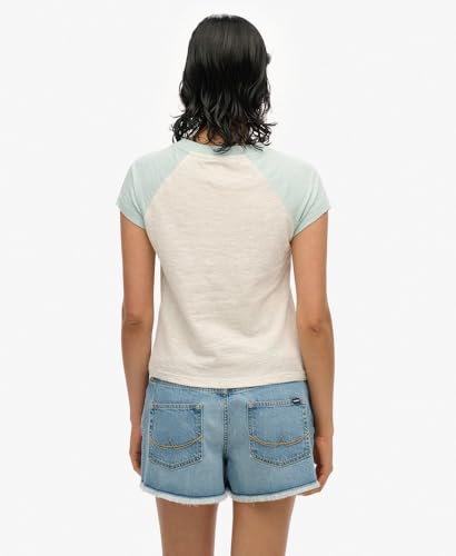 T shirt Superdry T shirt Essential Logo Raglan Slub EU - vue 7