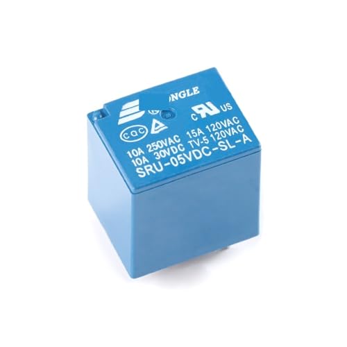 Relais SRU-05VDC-SL-A microcontrôleur Arduino et domotique 5V 4 pins 2 pièces