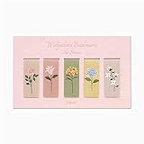 Monolike Magnetic Bookmarks The Flower, Set of 5