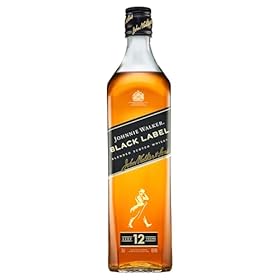 Johnnie Walker Black Label | Blended Scotch Whisky | 40% vol | 70cl | Layers of Smooth Flavour | Toffee | Fruit | Vanilla & Smoke | Classic Scottish Whisky to Sip Neat or in Drinks – Johnnie Walker