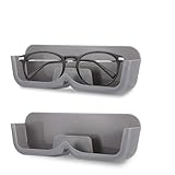 Vielseitigkeit: Sie können den Brillenhalter überall dort installieren, wo Sie ihn benötigen, z. B. in Ihrem Schlafzimmer, Wohnzimmer, Computertisch, Badezimmer oder für Auto.