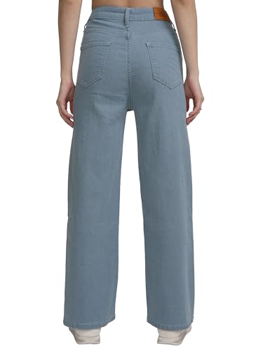 Image of Tokyo Talkies Women's Flared Regular Jeans | Stretchable Mid-Rise Jeans Pant