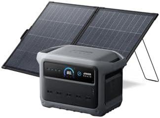 （21:00時点） Anker Solix C1000 Gen 2 Portable Power Station ダークグレー with Anker Solix PS200 Dual Portable Solar Panel 世界最小クラスポータブル電源1024Wh 世界最速の急速充電54分 大容量 高出力 長寿命10年 キャンプ 防災 節電 停電対策 ポタ電と200W両面発電ソーラーパネル 2点セット アンカー