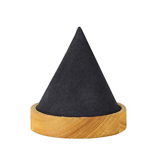 Cabilock Support de Bracelet en Bois Cône Bracelet Présentoir à Bijoux Organisateur de Support de Stockage de Bijoux pour La Maison Vitrine Boutique (Gris)