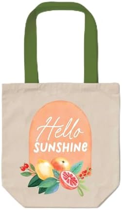 Echo Park Paper Fruit Stand Tote Bag Canvas 15" x 14" image 2