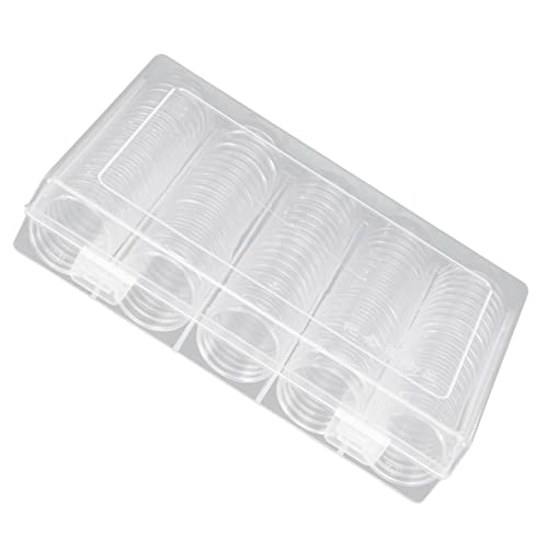 Set 1 caja organizadora transparente para monedas miniatura 1
