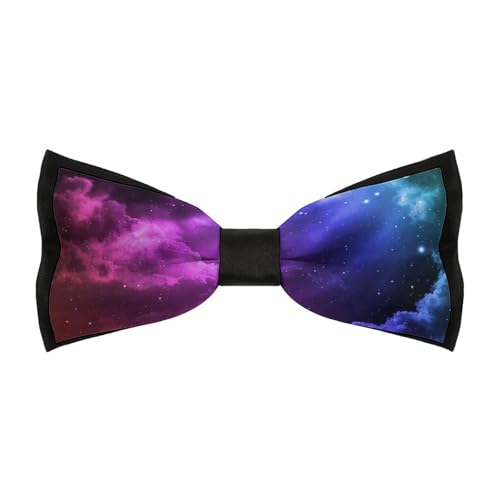 Beautiful Galaxy Mens Bow Tie Adjustable Pre-Tied Bowtie Elegant Neckties Clothing Accessories