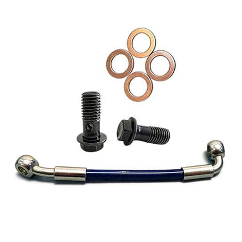 Manguera aceite trenzada de freno para sustitución de cables desgastados en motos yamaha y suzuki