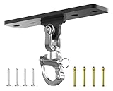Eapele Punching Bag Hanger, Heavy Bag Ceiling Mount Holder for Hanging, 360° Swivel Boxing Bag Hanger for MMA Training, Muay Thai Bags, Heavy Duty Hook for Aerial Yoga, Porch Swings, Hammock Chairs
