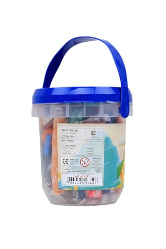 Image of DOMS Modelling Dough 15 Shades(300 GM) |DIY Art & Craft |Soft, Colourful, Easily Kneadable | Safe and Non-Toxic | Including 4 Shape Toys, 1 Hand Roller, 1 Spatulla Inside