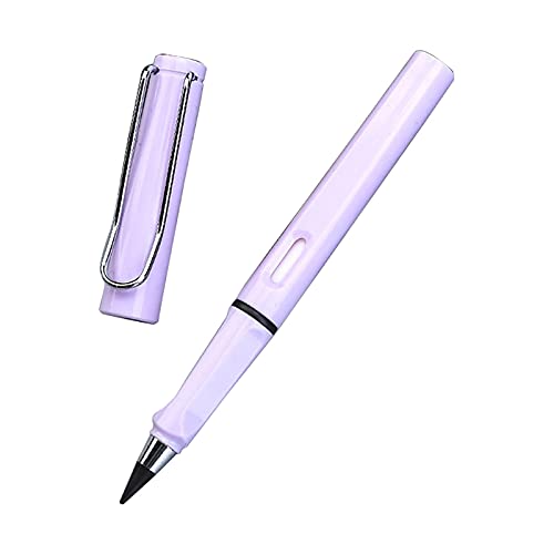 1 Stücke Ewiger Bleistift - Tintenlose Bleistifte ewig, Technologie Unbegrenztes Schreiben Ewiger Bleistift Kein Tintenstift, Portable Everlasting Pencil Wiederverwendbar (Purple) Cover