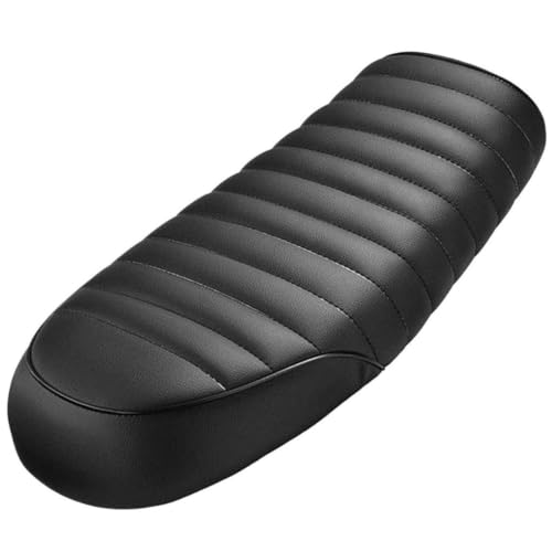 Selle de siège plat de moto universelle confortable et accessoires d'assemblage café racer