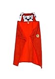 Trocknergeeignet: Nein Nickelodeon\'s Paw-Patrol Decke Fleece Kuschel-Decke mit Kapuze Chase & Marshall 80 x 120 cm, Farbe:Rot