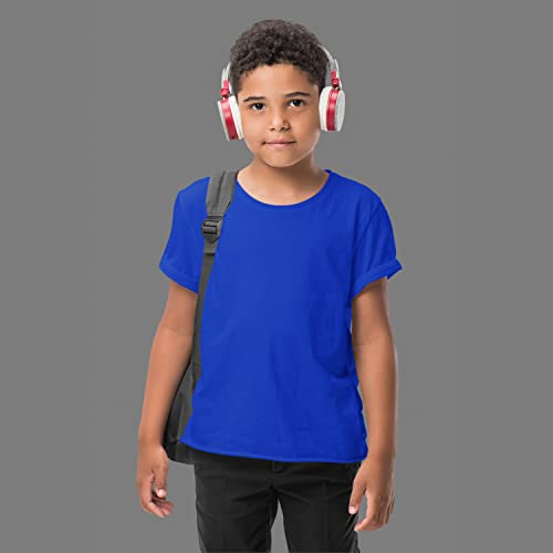 Image of Hangout Hub HH87 Tshirt for Boy's | Regular Fit | Super Combed Cotton Kids T-Shirt | Solid Plain Tees | Round Neck T Shirt | Half Sleeves |Pack of 2 | 3 | 4 | 5 |6