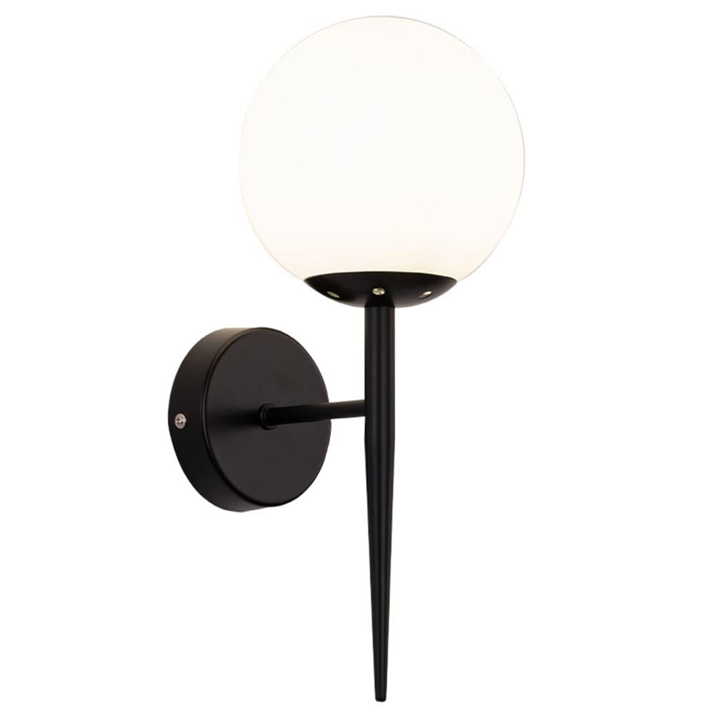 HUAYUSEDF Nordic Modern Wall Sconce Lighting Fixtures Simple Light Bedroom Lights Bedside Lamp for Entrance Hallway Living Room Aisle Restaurant (Gold)(Black)