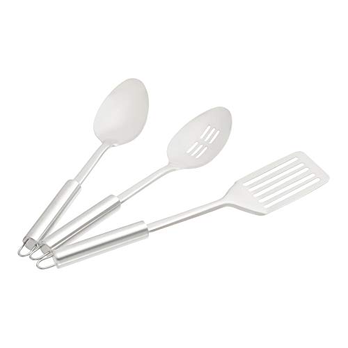 AmazonBasics Stainless Steel 3-Piece Cooking Utensil Set